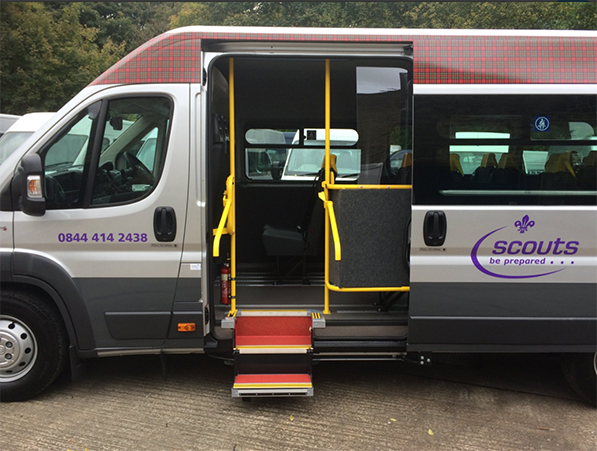 Walsall Wood Scouts Minibus - Phoenix Seating
